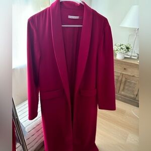 Alice & Olivia long trench jacket size small